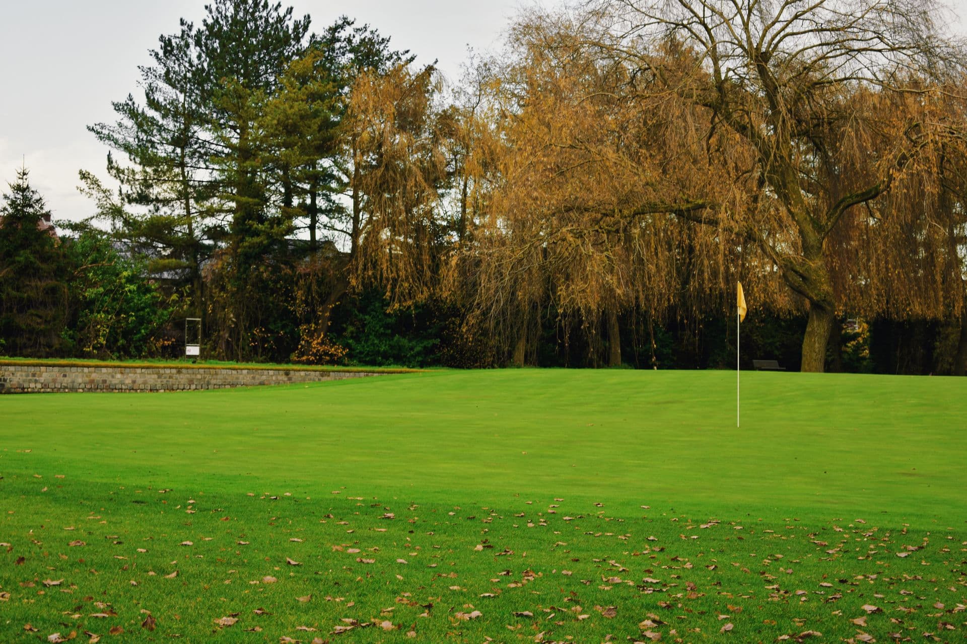 Autumn golf course